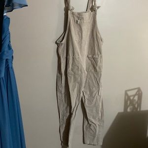 Lucy & Yak Dusty Pink Tan Original Corduroy Overalls